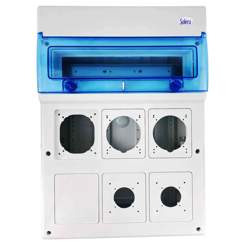 1316PV6 SOLERA - Coffret pour prises - 16 modules - 6 prises - IP65