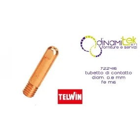 722416 TUBE CONTACT DIAM. 0,8 MM FE M6 TELWIN