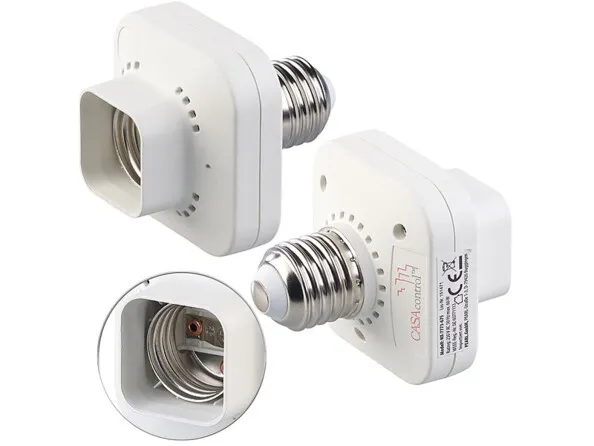 Adaptateur Douille E27 pour Interrupteurs sans piles KFS-100 CasaControl | Accessoires pour ampoules 