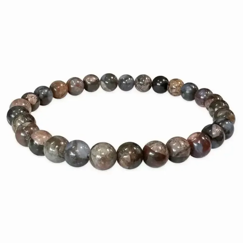 Blue liberite a bracelet 6mm