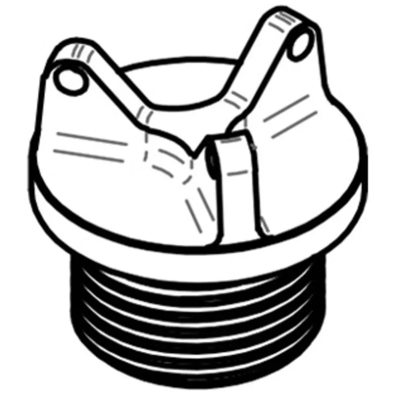 Bouchon de carter d'huile LIGHTECH 3 trous cobalt M25 x 1,25