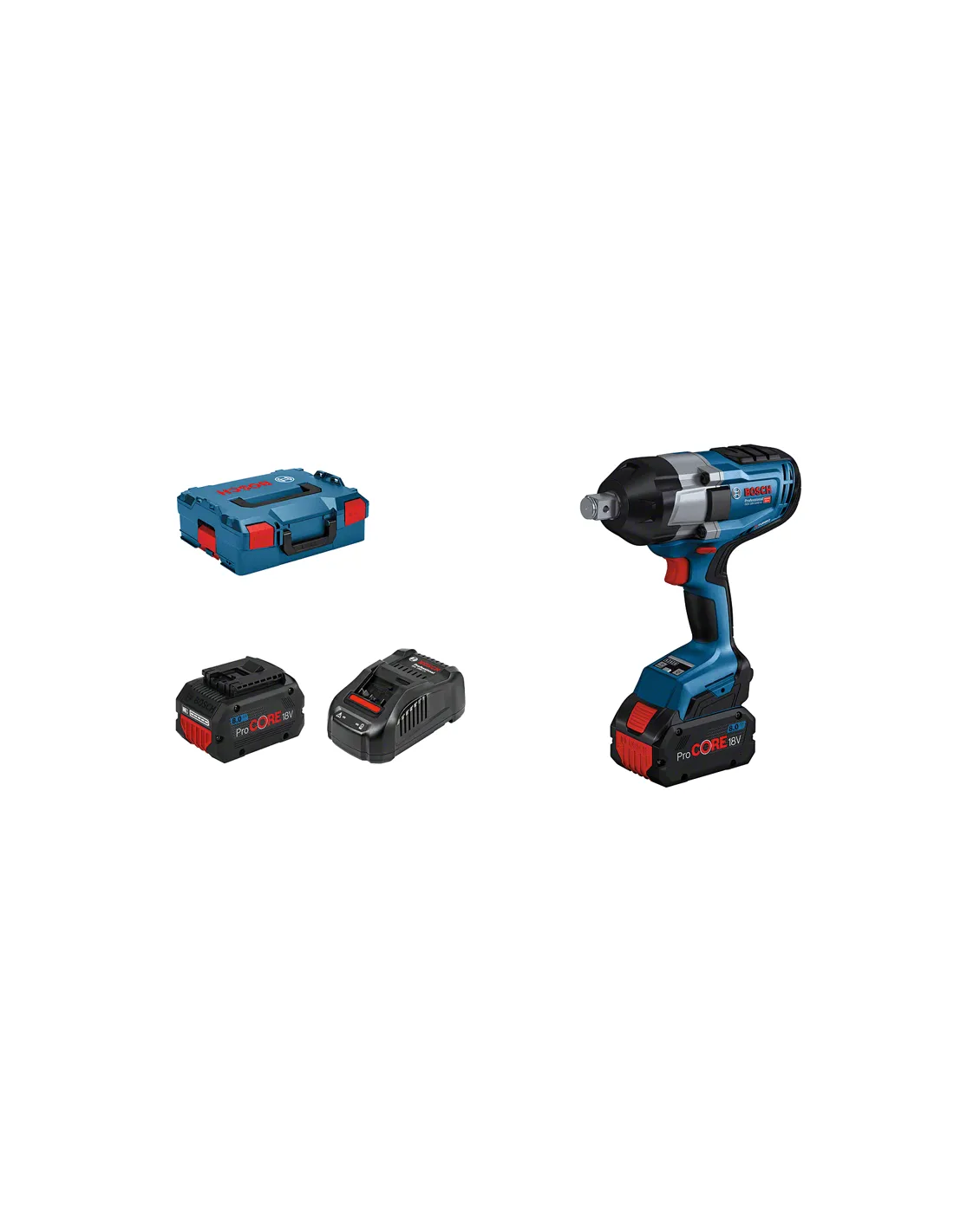 Boulonneuse 18V 8.0 Ah GDS 18V-1050 H L-Boxx | 06019J8502 - Bosch