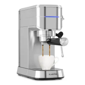 Cafetière Futura | machine porte-filtre |1450W | 20 bars | qualité barista | système de chauffage thermo-block | double bec vers