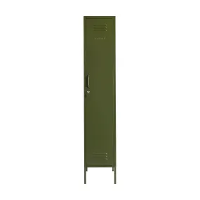 Casier en acier vert olive 35x46x183cmThe Skinny
