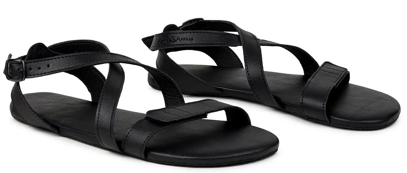 chaussures Ahinsa Shoes Hava 2.0 - Black - women´s