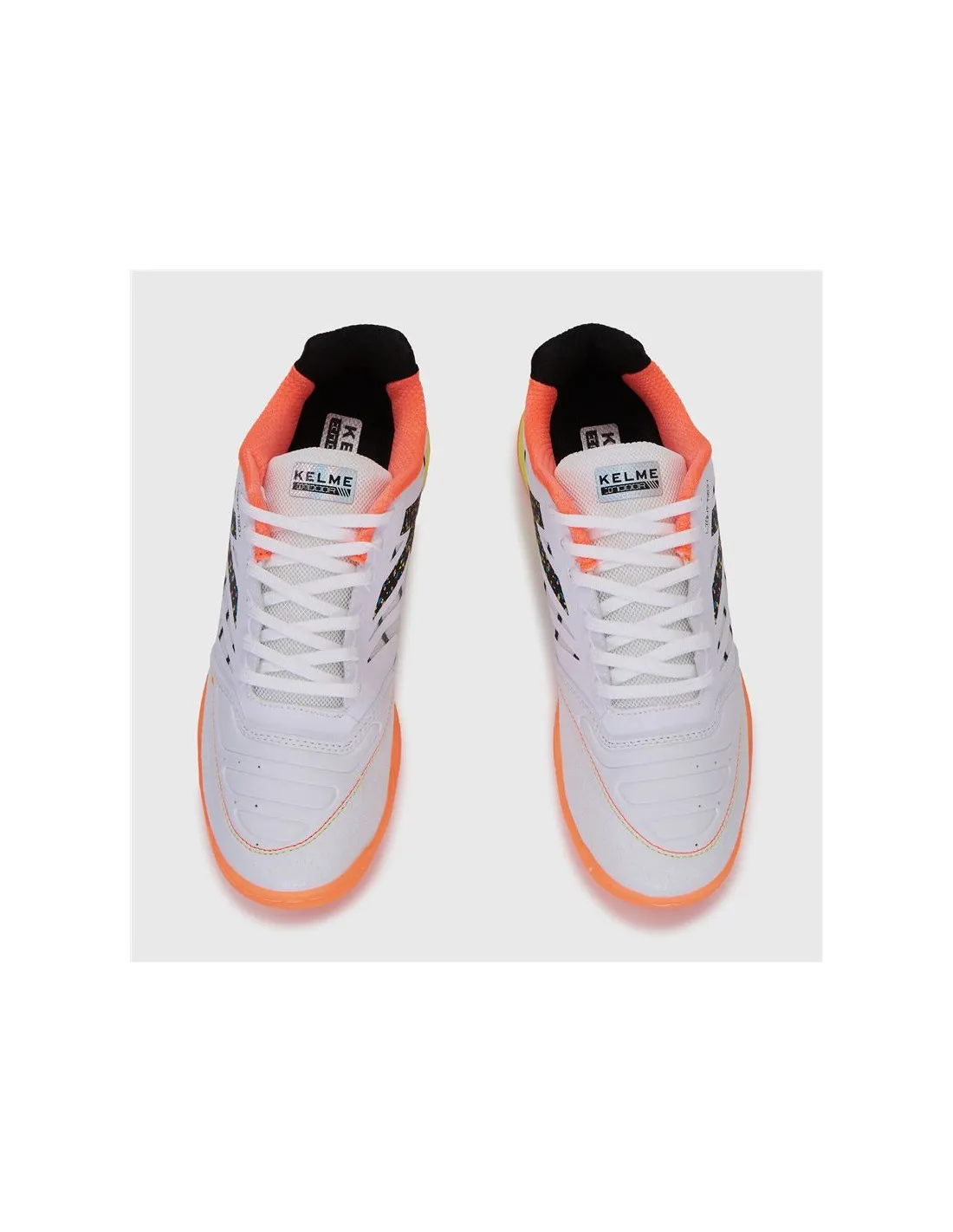 Chaussures de Football Sala Kelme Tout en blanc