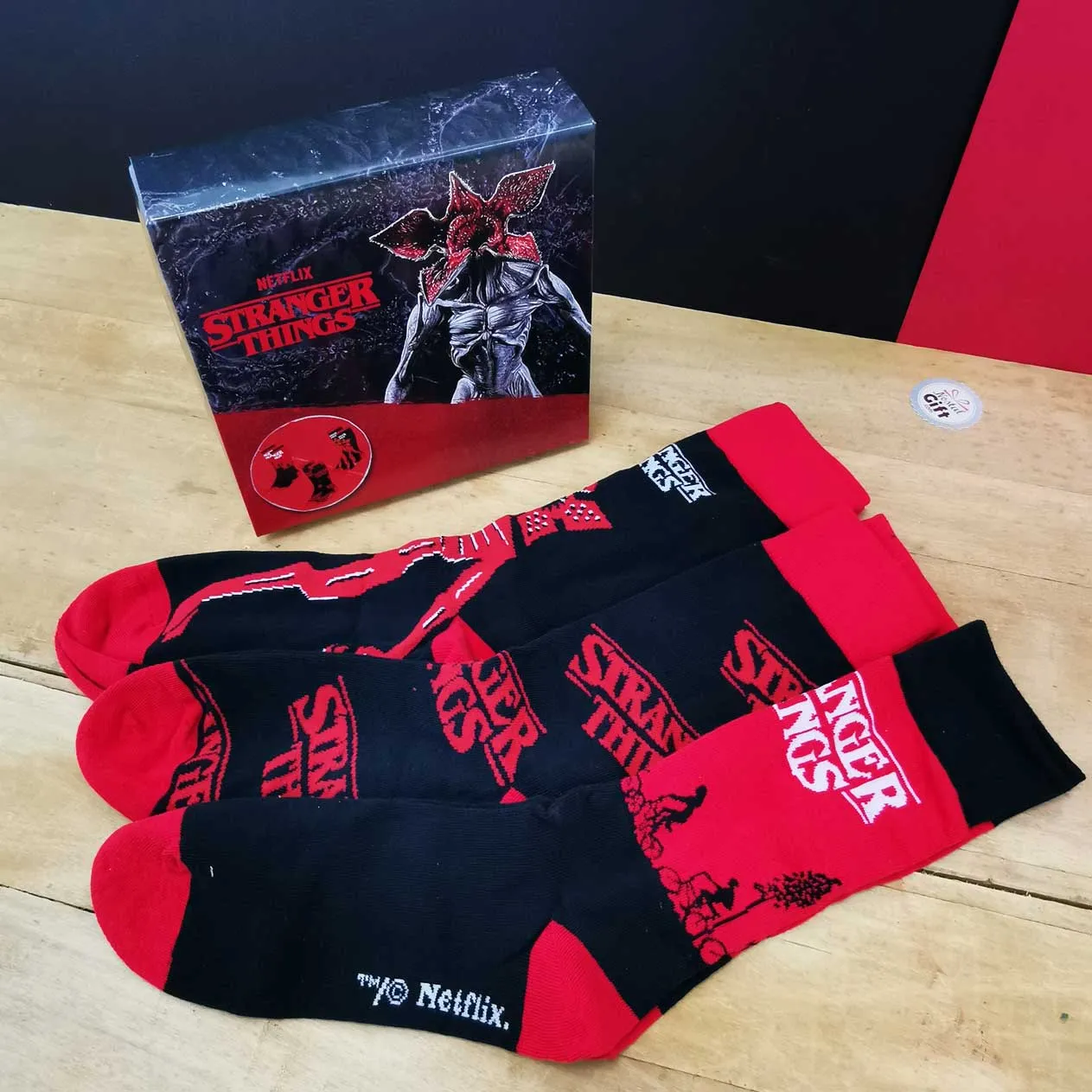 Coffret cadeau 3 paires de chaussettes Stranger Things 40-46