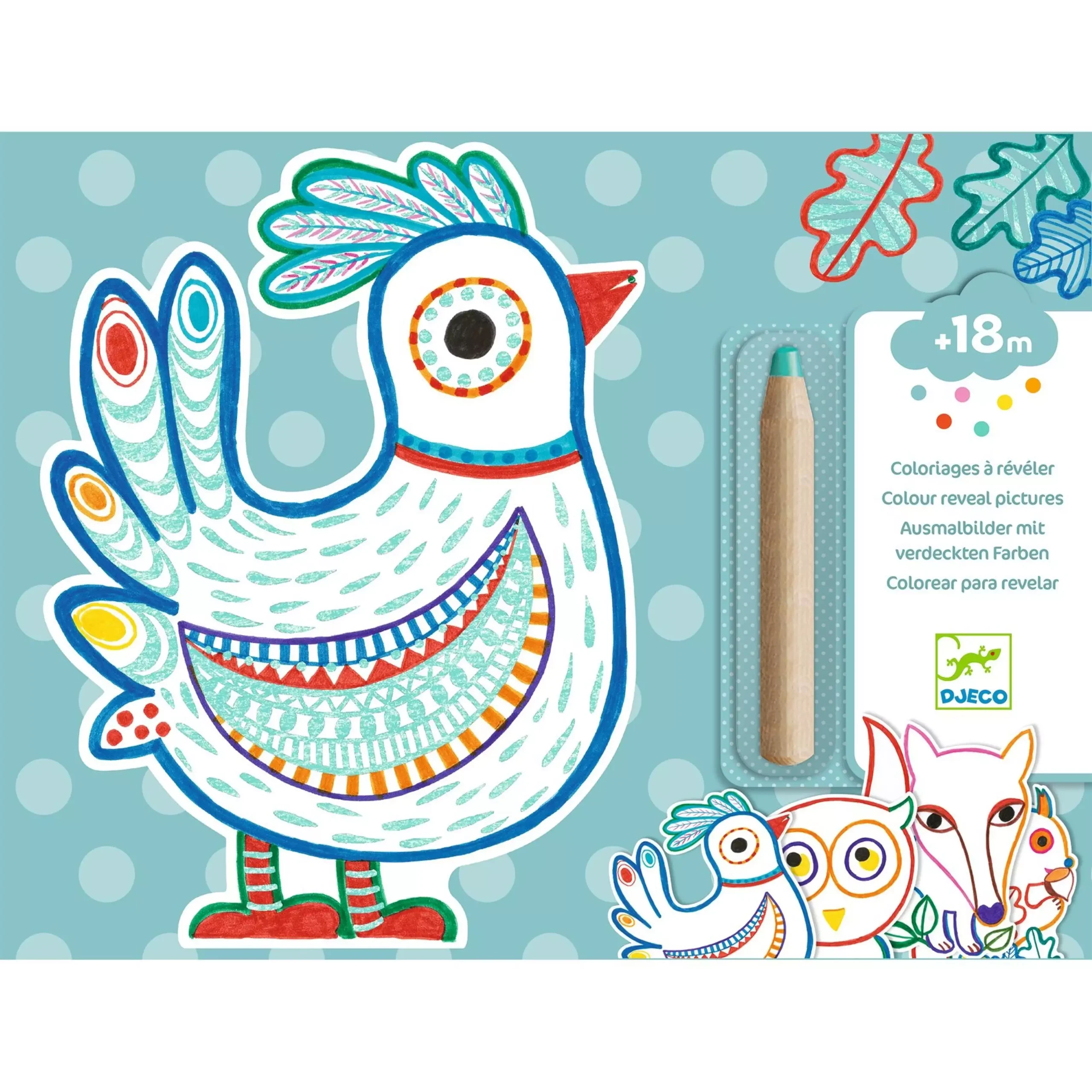 Coloriage Petits Animaux de la forêt, Djeco