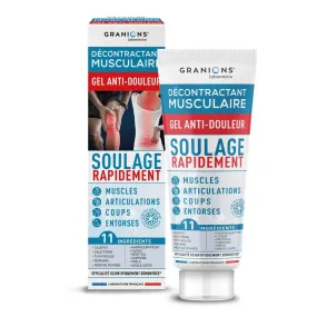 DÉCONTRACTANT MUSCULAIRE - Gel anti-douleur, Tube 100mL | Laboratoire des Granions  - Parapharmacie Boticinal