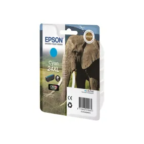 Epson 24XL Elephant - cyan - cartouche d'encre originale
