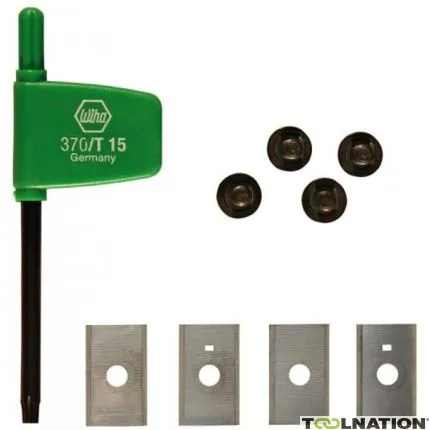 Festool Accessoires 491393 Plaquettes réversibles HW-WP 30x12x1,5 (4x)