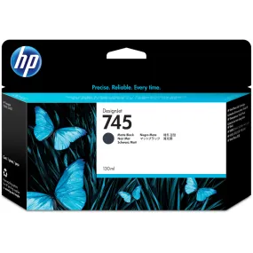 HP 745 cartouche d'encre, 130 ml, noir mat