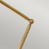 Lampadaire Provence 1XE27 60w bras articulé laiton H167cm - Elstead