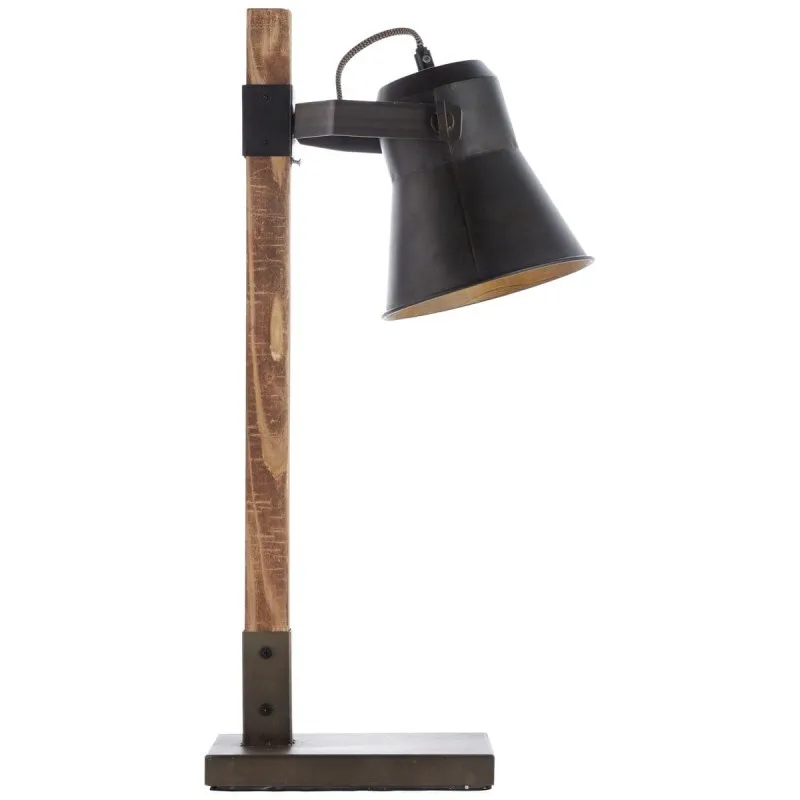 Lampe DECCA 1x10W E27 Acier noir