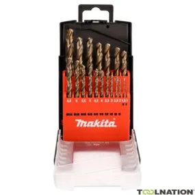 Makita Accessoires D-29876 Jeu de forets métalliques en 19 parties