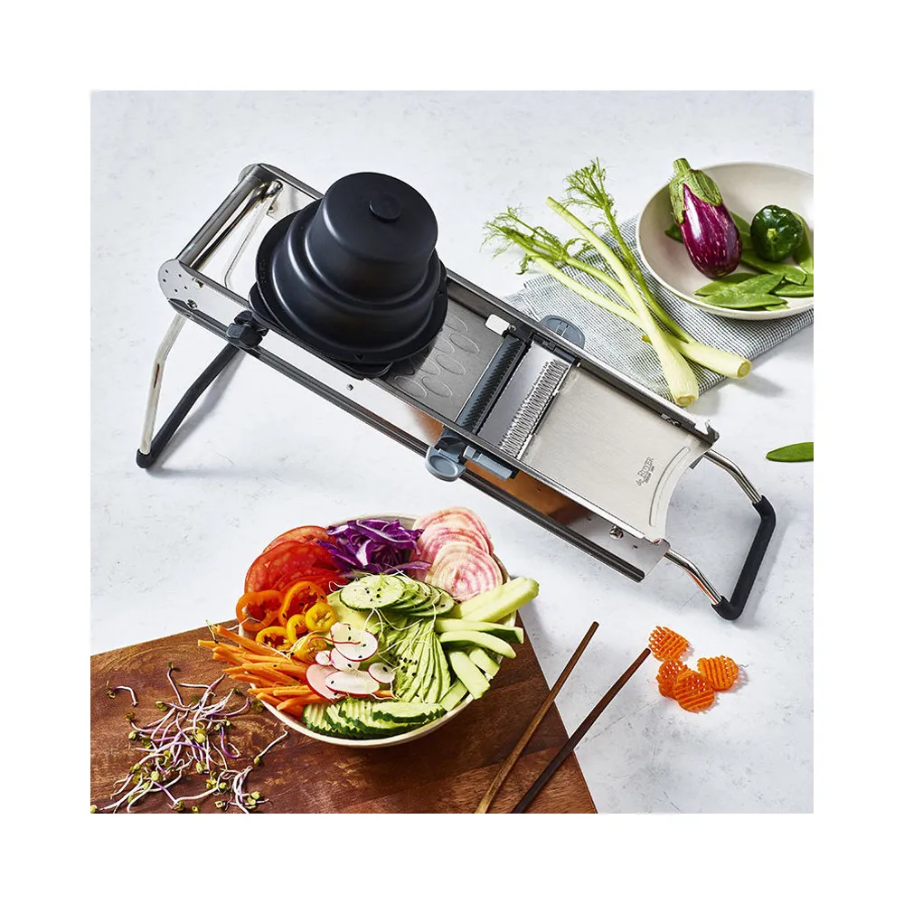 Mandoline Access inox De Buyer avec accessoires