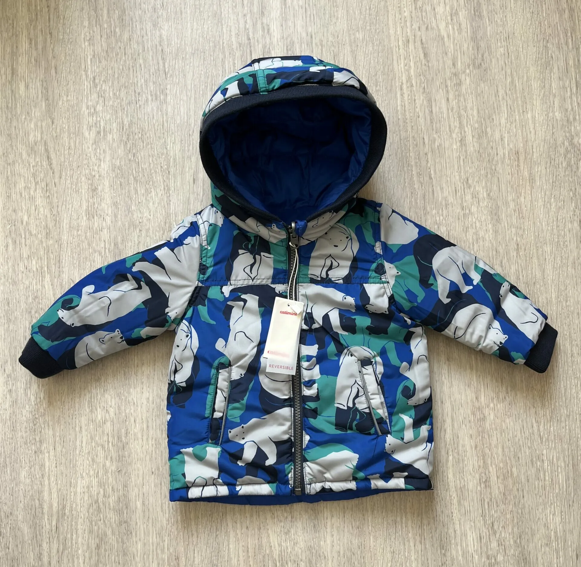 Parka Réversible CATIMINI T.12mois 