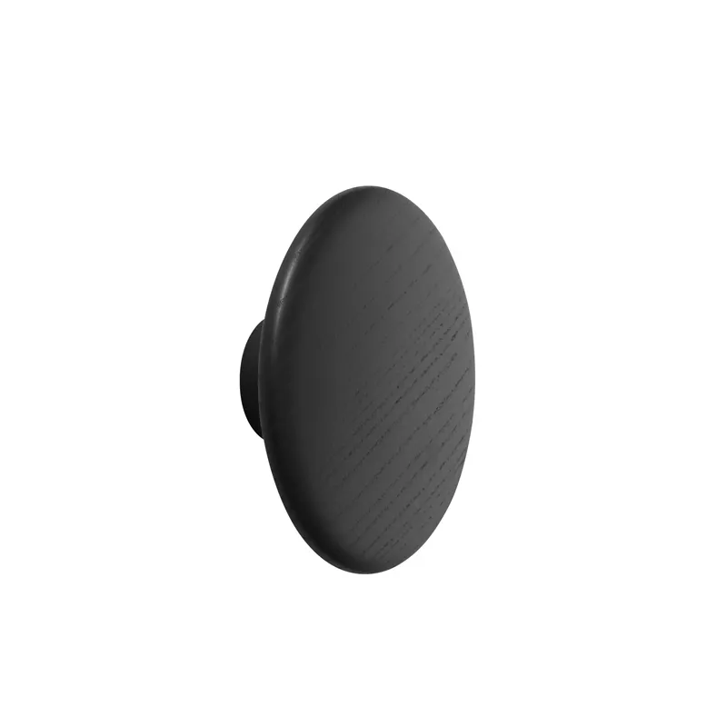 Patère Design     Patère DOTS Ø 17 Noir           MUUTO