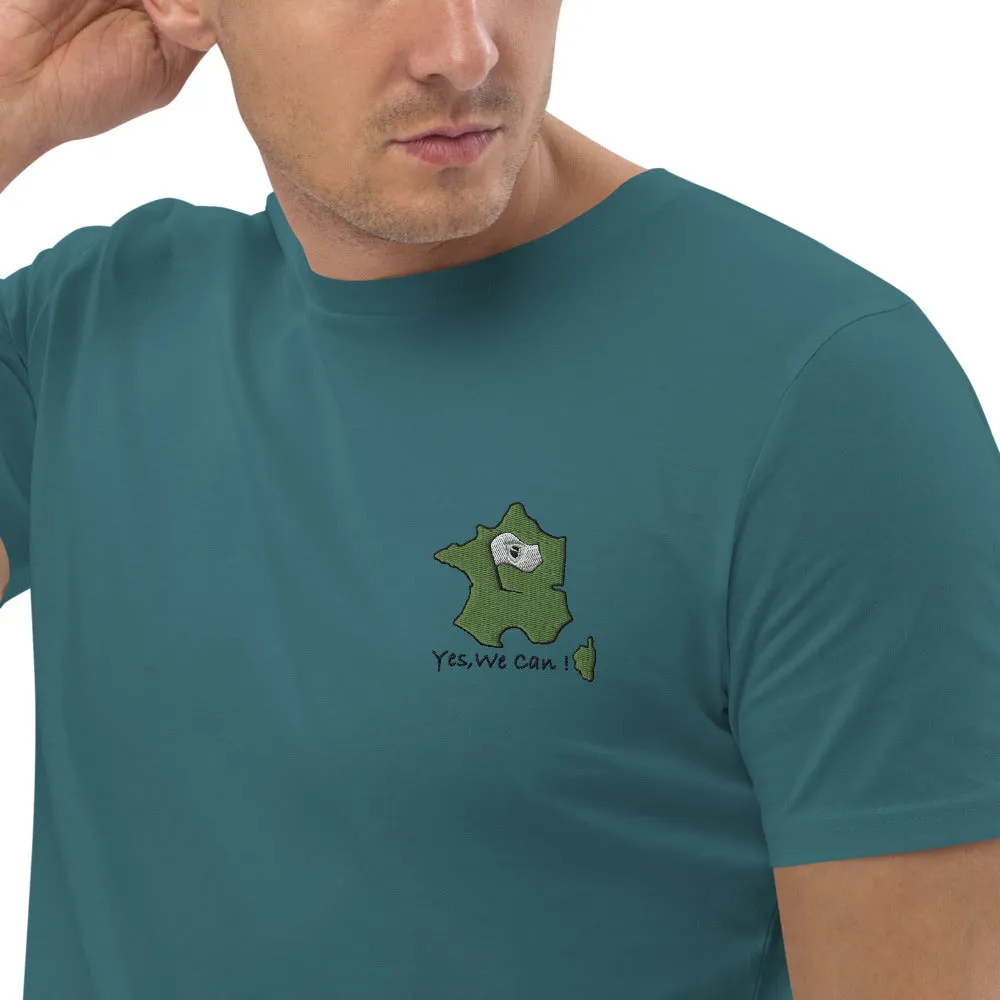 T-shirt unisexe en coton bio Yes, We Can !